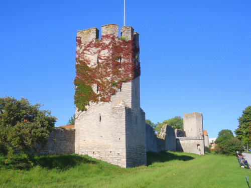 Visby city wall/fortress.